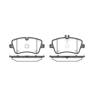 Колодки тормозные диск. перед. (Remsa) MB C203 WOKING P6683.00