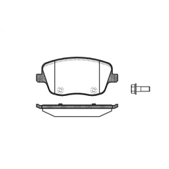 Гальмівні колодки пер. VW Polo 02-/Skoda Fabia 99-14 (TRW) WOKING P6753.00