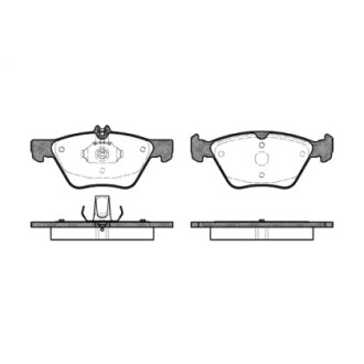 Колодки тормозные диск. перед. (Remsa) MB E210 E211 WOKING P7013.00