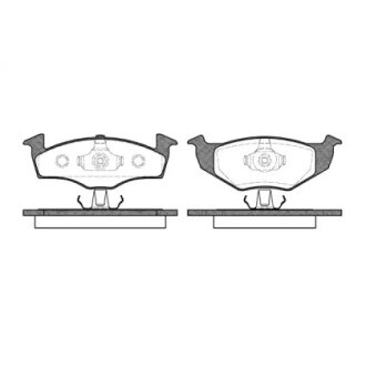 Гальмівні колодки, дискове гальмо (набір) WOKING P7093.10