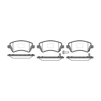 Гальмівні колодки пер. Corolla (04-13) WOKING P9223.12