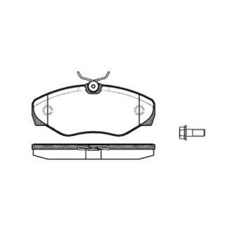 Колодки тормозные диск. перед. (Remsa) Nissan Primastar 1.9 01-,Nissan Primastar 1.9 02- WOKING P9343.10 (фото 1)