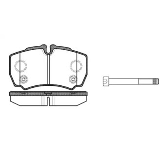 Колодки тормозные диск. задн. (Remsa) Ford Tranzit 06>13 (P9493.10) WOKING P949310