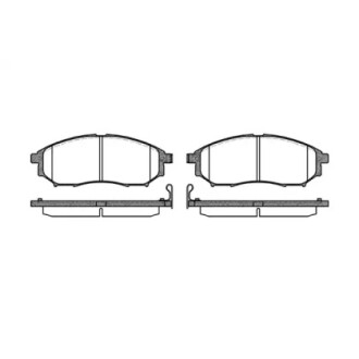 Колодки тормозные диск. перед. (Remsa) Infiniti Ex 2.5 07-,Infiniti Ex 3.0 07- WOKING P9523.14