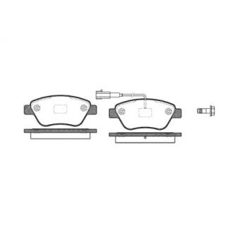 Колодки тормозные диск. перед. (Remsa) Citroen Nemo 1.4 08-,Citroen Nemo 1.4 09- WOKING P9583.11