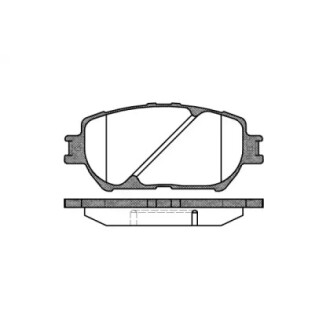 Колодки тормозные диск. перед. (Remsa) Toyota Camry 2.0 01-06,Toyota Camry 2.4 01-06 WOKING P9843.00