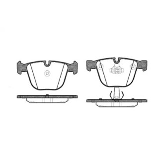 Колодки тормозные диск. задн. (Remsa) BMW 5e60, 6e63, 7e65, 7f01, X5e70, X5f15 (P9923.00) WOKING P992300