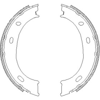 Колодки тормозные бараб. задн. (Remsa) MB Sprinter I, VW LT28-46 II (Z4710.01) WOKING Z471001