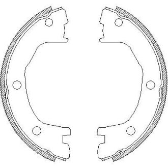 Колодки гальмівні барабанні WOKING Z471200