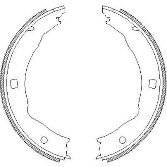 Колодки гальмівні барабанні WOKING Z471700