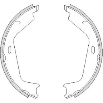 Гальмівна колодка барабанна WOKING Z4726.00