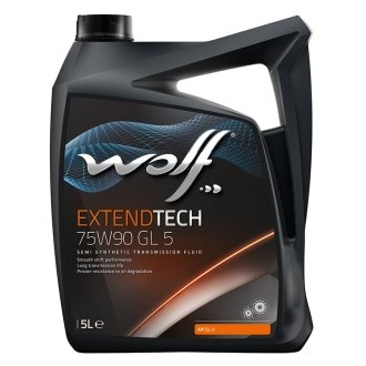 Масло ступенчатой коробки передач " EXTENDTECH 75W90 GL 5 Wolf 8303500