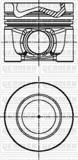 Поршень VW T5/T6 2.0TDI (81.01mm/STD) = 7150290000 YENMAK 3104341000