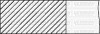 Комплект поршневих кілець (на 1 поршень) (71,01/+0.50) (1,2/1,2/2,0) AUDI A1/A3 1.2TFSI, SKODA Fabia 1.2TSI, VW Golf/Polo/ Touran 1,2TSI (Бензин, 4ц) YENMAK 91-09106-050 (фото 1)