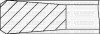 Комплект поршневих кілець (на 1 поршень) RENAULT Master 2.8 dTI 98- (94.4/STD) (2.5/2/2.5) YENMAK 91-09691-000 (фото 3)