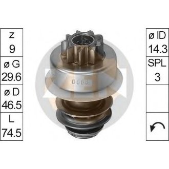 Бендикс стартера ZEN ZN0006