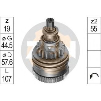 Бендикс стартера ZEN ZN0749