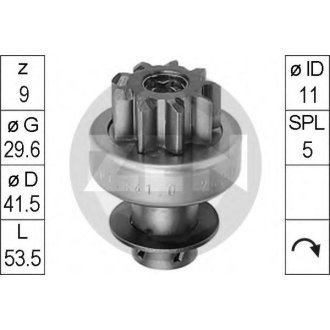 Бендикс стартера ZEN ZN0841