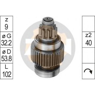 Бендикс стартера ZEN ZN0946