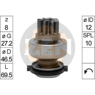 Бендикс стартера ZEN ZN1011