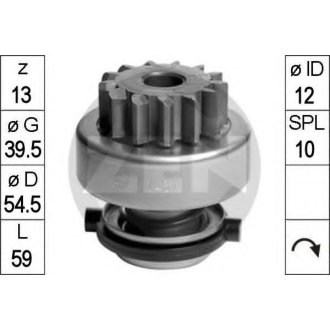 Бендикс стартера ZEN ZN1487