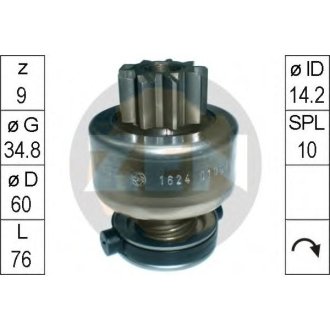 Бендикс стартера ZEN ZN1624