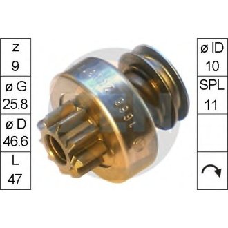 Бендикс стартера ZEN ZN1666