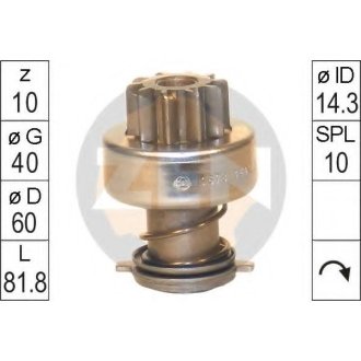 Бендикс стартера ZEN ZN1678