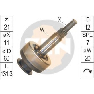 Бендикс стартера ZEN ZN1679