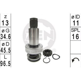 Бендикс стартера ZEN ZN1803