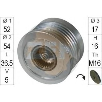 Шків генератора інерційний ZEN ZN5510