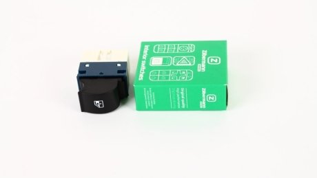 Кнопка стеклоподёмника, R (синяя подсветка) Zilbermann 04527