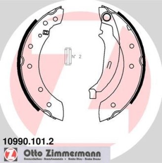 Гальмівні колодки (набір) ZIMMERMANN 109901012