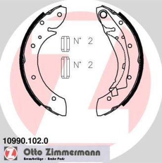 Комплект тормозных колодок ZIMMERMANN 109901020