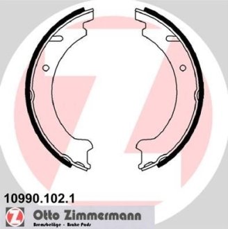 Комплект тормозных колодок, стояночная тормозная система ZIMMERMANN 10990.102.1