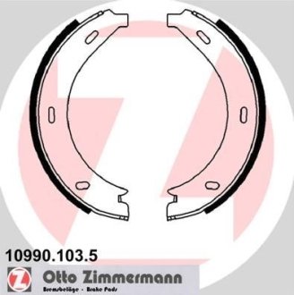 Гальмівні колодки ручного гальма ZIMMERMANN 109901035