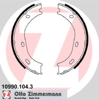 Гальмівні колодки ручного гальма ZIMMERMANN 10990.104.3