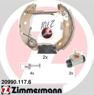 Гальмівні колодки (набір) ZIMMERMANN 209901176