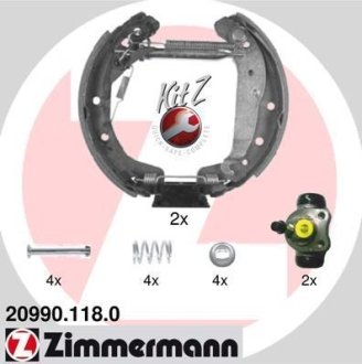 Комплект тормозных колодок ZIMMERMANN 209901180