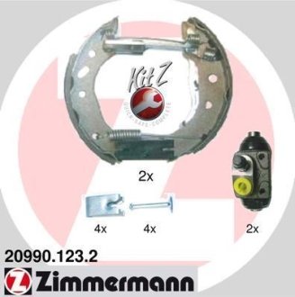 Гальмівні колодки (набір) ZIMMERMANN 209901232