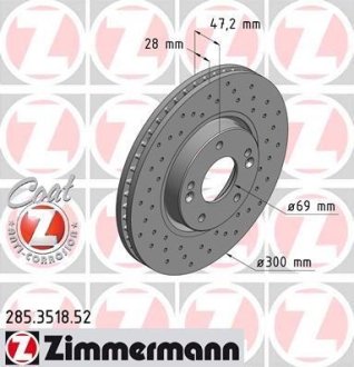 Гальмiвнi диски Sport ZIMMERMANN 285351852