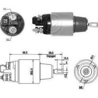 Втягуюче реле стартера ZM ZM1382