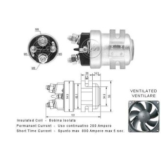 Допоміжне реле стартера ZM ZM1404