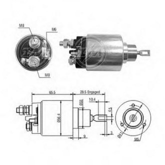 Втягуюче реле стартера ZM ZM1479