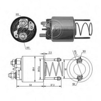 Втягуюче реле стартера ZM ZM1592