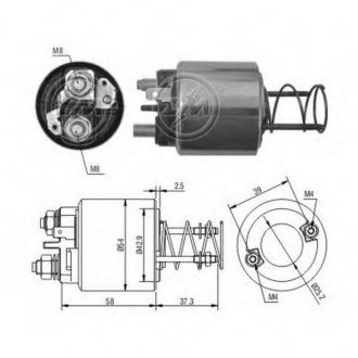 Втягуюче реле стартера ZM ZM1594