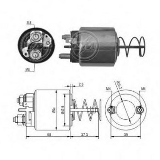 Втягуюче реле стартера ZM ZM1597