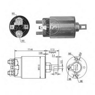 Втягуюче реле стартера ZM ZM1691