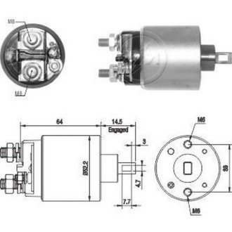 Втягуюче реле стартера ZM ZM1710