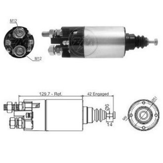 Втягуюче реле стартера ZM ZM1842